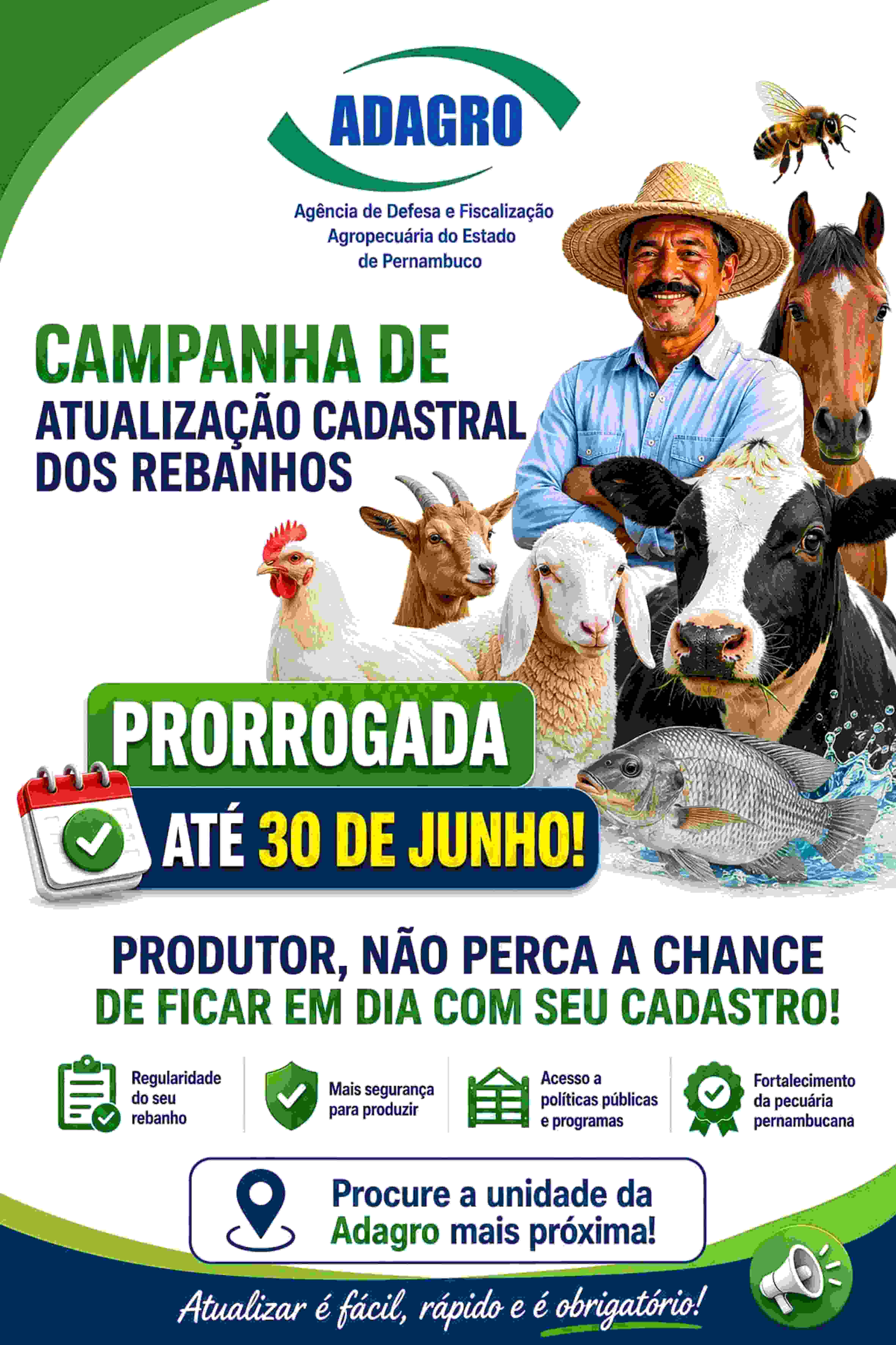 Atualização Cadastral de Rebanhos e Geolocalização